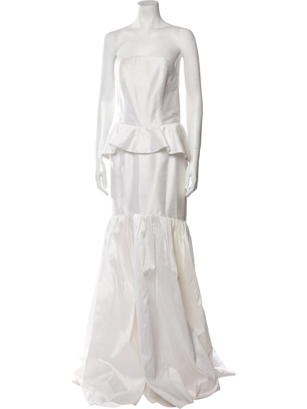 Markarian Bridal White/Ivory Silk Wedding Dress Gown SZ6